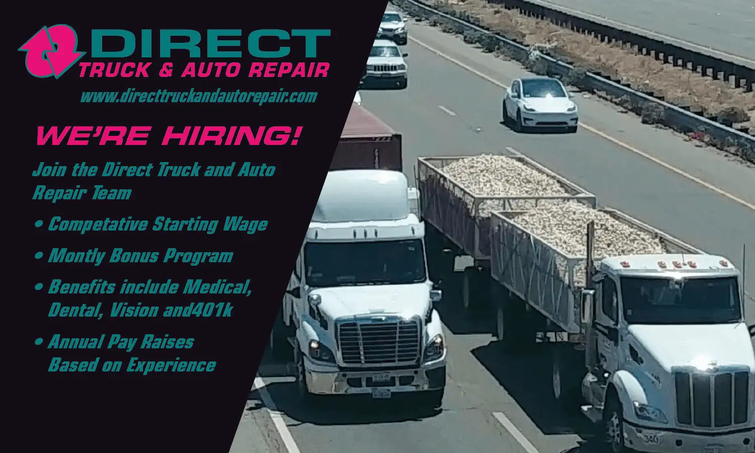 Career Opportunities at Direct Truck and Auto Repair Career Opportunities at Direct Truck and Auto Repair